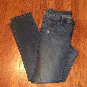 Ann Taylor Loft Curvy Denim Skinny Jeans